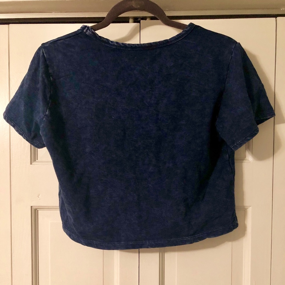 Blue Crop Top - Picture 4 of 4